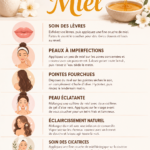 Une femme appliquant un masque au miel sur son visage