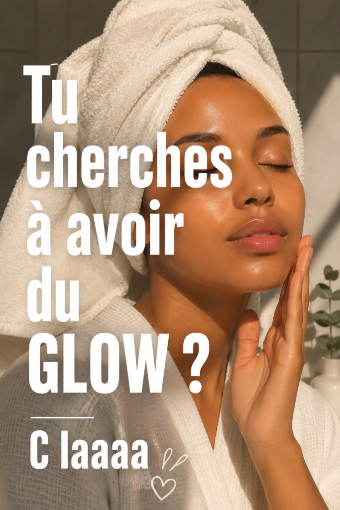Femme souriante avec un teint lumineux, illustrant l'éclat naturel de sa peau.