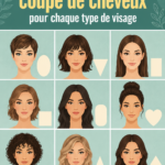 Femme avec une coupe de cheveux élégante qui met en valeur son visage ovale.