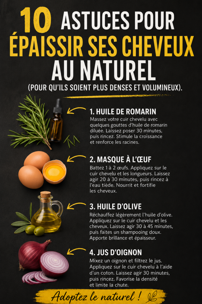 Femme avec des cheveux épais et volumineux, souriante, dans un environnement naturel.