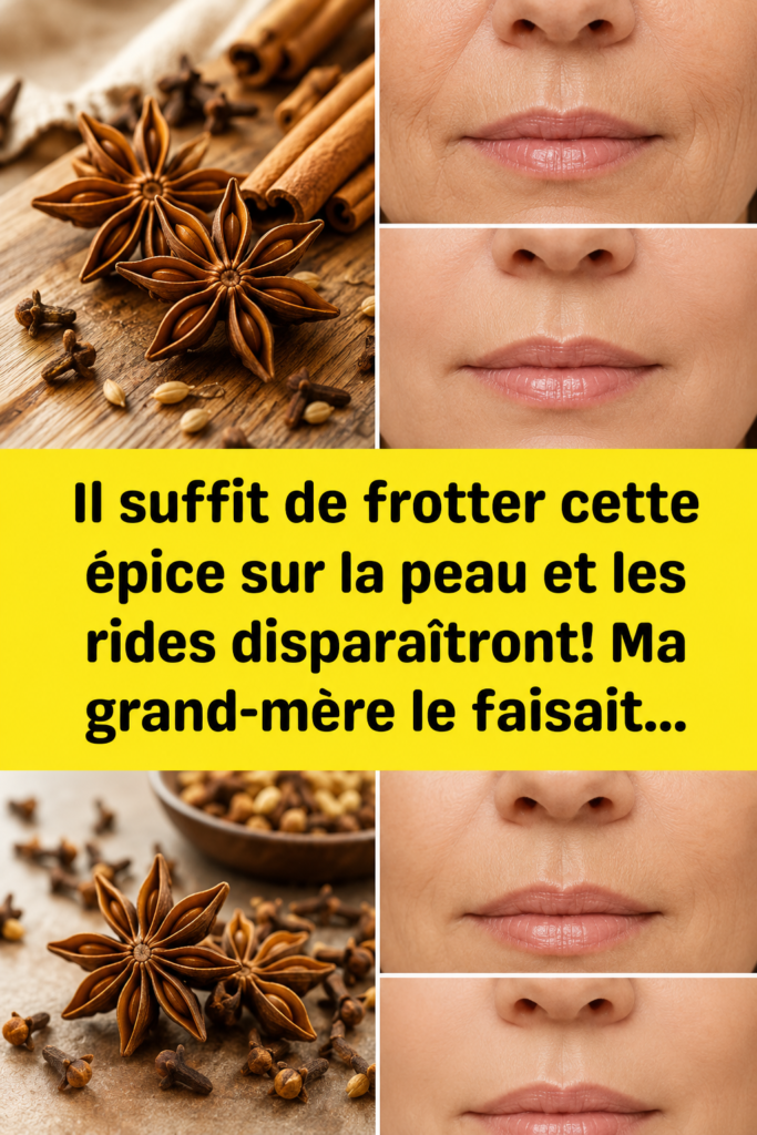 Épice naturelle sur une table en bois, symbole de soins de la peau
