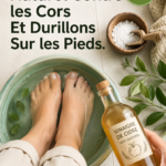 Un pied avec un cors visible, mettant en avant le besoin de remèdes naturels.