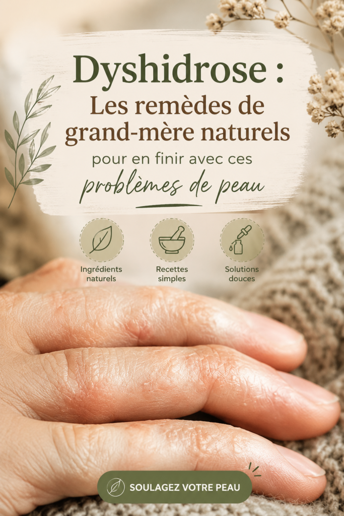 Image d'une femme utilisant des remèdes naturels pour soulager la dyshidrose