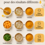 Femme pratiquant des soins naturels relaxants