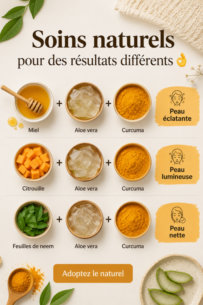 Femme pratiquant des soins naturels relaxants