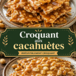 Image de croquants aux cacahuètes dorés, prêts à être dégustés