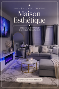 Une pièce de vie lumineuse avec une décoration esthétique et harmonieuse.