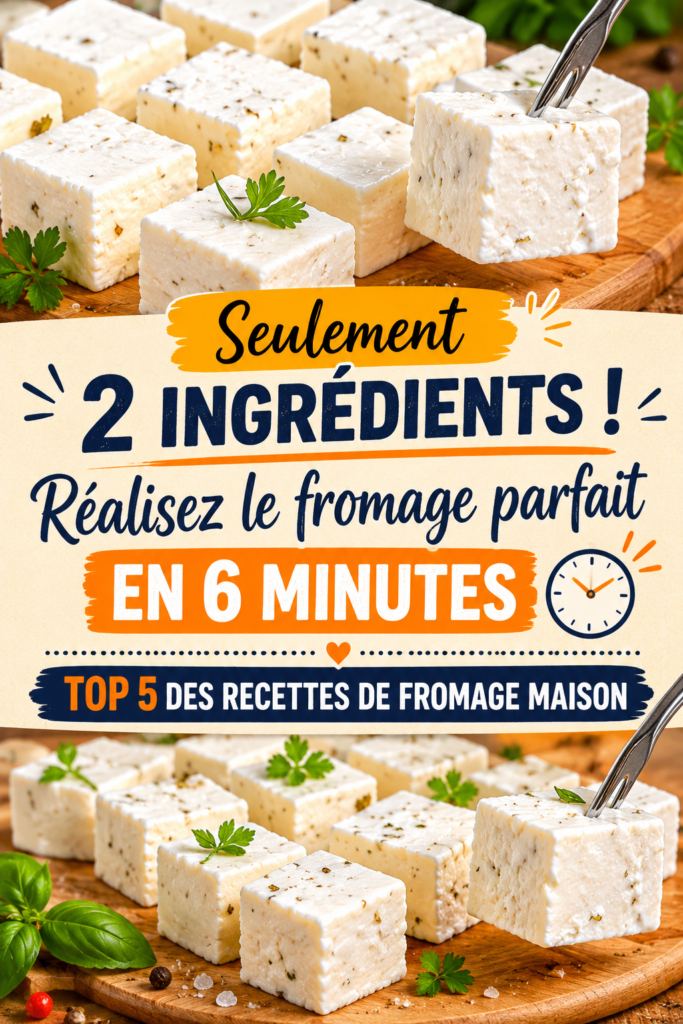Photo d'un fromage fait maison réussi avec des ingrédients frais.