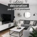 Un intérieur décoré avec des éléments simples et abordables, idéal pour inspirer une nouvelle décoration à petit prix.