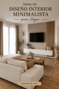 Intérieur minimaliste avec mobilier épuré et couleurs neutres