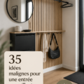 Idées d'aménagement d'entrée accueillante avec des couleurs et accessoires chaleureux.