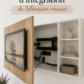 Idées d'intégration de télévision élégantes dans un salon moderne