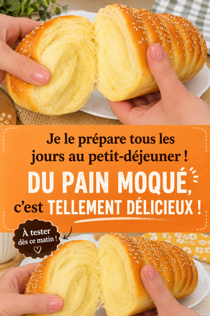 Photo d'un pain moqué doré et appétissant sur une table de petit-déjeuner