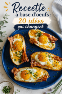 assiette avec une variété de plats à base d'œufs, incluant omelettes et quiches