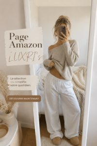 Produits LUXRI mis en avant sur Amazon, offrant luxe et praticité.