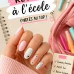 Exemples de manucures tendance pour la rentrée avec des couleurs vives et des designs variés.