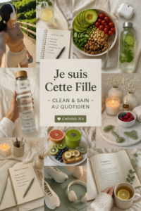 Femme souriante partageant un repas sain, symbolisant un mode de vie équilibré.