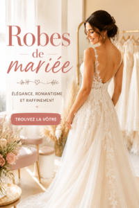 Robe de mariée classique en dentelle avec un long train, mettant en avant la mode nuptiale de 2026.