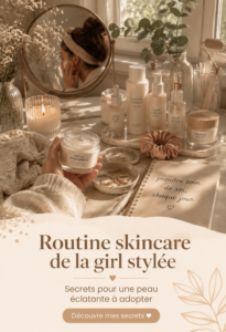 Femme appliquant des soins de la peau pour un teint éclatant