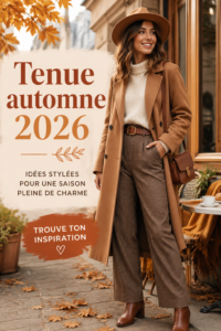 Collection de tenues automne 2026 pour femmes, alliant confort et style