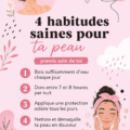 Femme appliquant une crème hydratante sur son visage en matinée, symbolisant les soins quotidiens pour une peau saine.