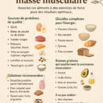 Assiette colorée avec des aliments riches en protéines pour la musculation