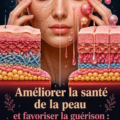Femme appliquant un soin naturel sur son visage, symbolisant une routine de beauté saine.