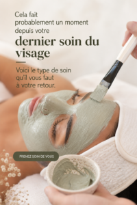 Un soin du visage relaxant dans un institut de beauté
