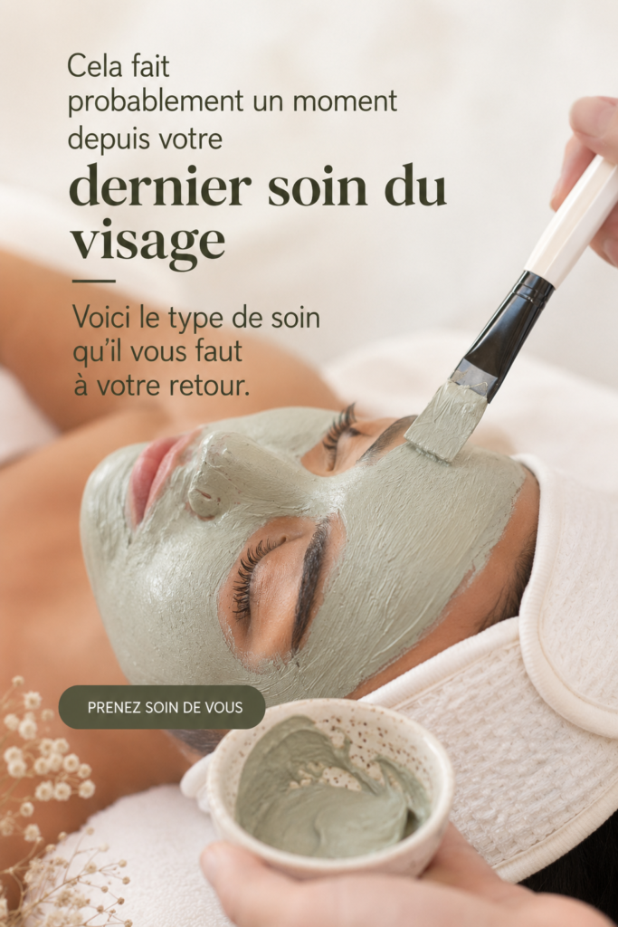 Un soin du visage relaxant dans un institut de beauté