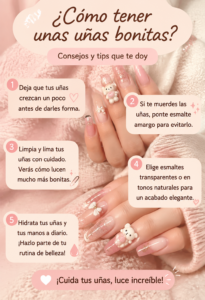 Femme ayant des ongles soigneusement manucurés avec un vernis à ongles éclatant.