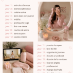 Femme souriante avec une peau éclatante, symbole du défi glow up