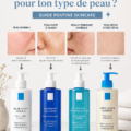 Femme utilisant un nettoyant visage La Roche-Posay adapté à son type de peau