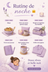 Femme appliquant un soin visage dans une ambiance relaxante le soir
