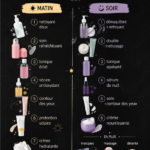 Femme appliquant des produits de soins sur son visage, mettant en avant l'importance d'une routine skincare.