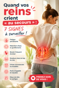 Femme prenant soin de sa santé rénale