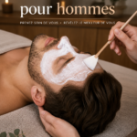 Un homme appliquant un soin hydratant sur son visage