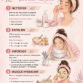 Femme appliquant un soin visage anti-âge non invasif