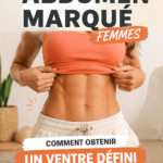 Femme réalisant des exercices pour un ventre tonique sur un tapis de yoga