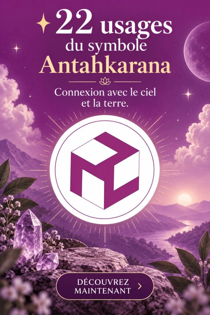 Le symbole Antahkarana, un signe de connexion spirituelle et de bien-être.
