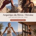 Femme méditant en pleine nature, symbole de l'archétype héroïque.