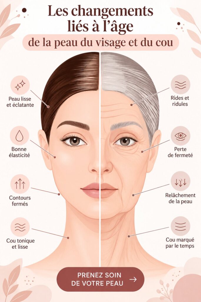 Femme d'âge moyen avec une peau éclatante et radieuse, smile