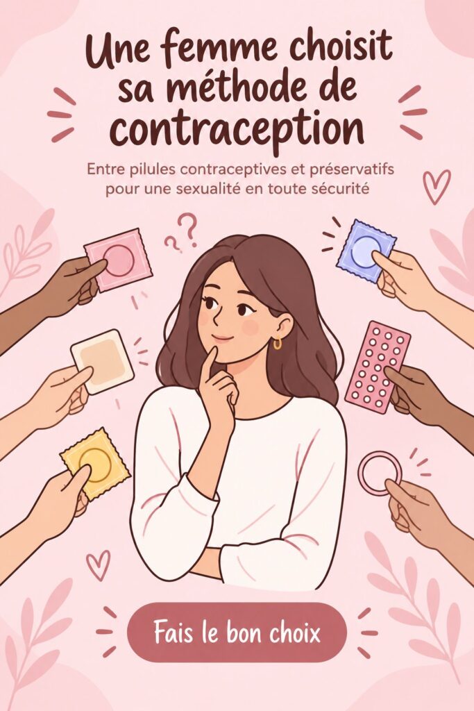 Femme choisissant une méthode de contraception adaptée pour une vie sexuelle sereine