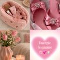 Femme méditant dans un cadre apaisant, symbolisant l'énergie féminine et le bien-être.
