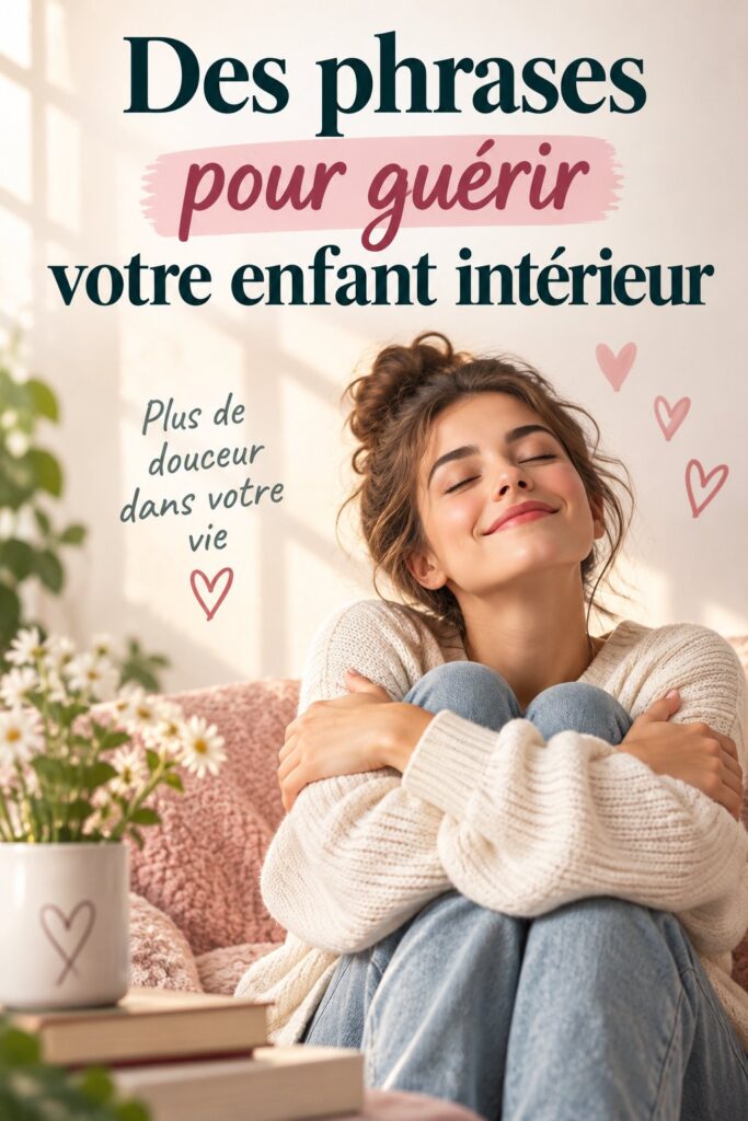 Femme méditant dans un espace apaisant, entourée de plantes et de lumière naturelle, illustrant la guérison de l'enfant intérieur.