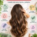 Femme appliquant un masque capillaire sur ses cheveux